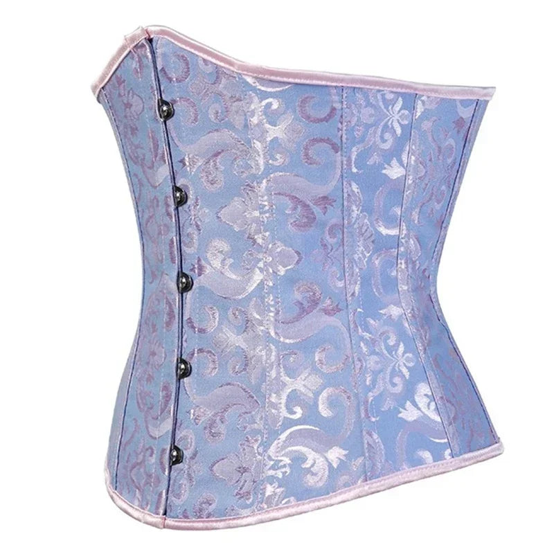 Corset Sous-Poitrine Jacquard Floral | MDN Store