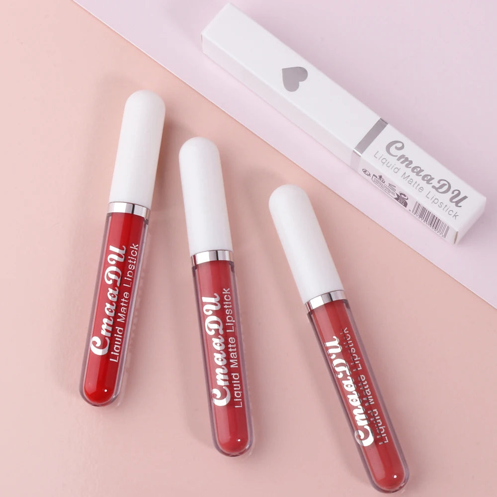 Gloss Lèvres Mat CmaaDu Imperméable Longue Tenue Teinture Rouge | MDN Store