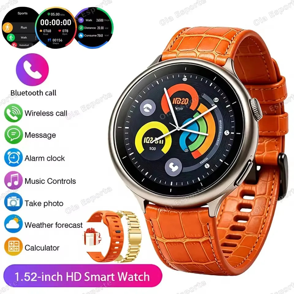 Montre Connectee Sport Assistant Vocal Bluetooth 5.3 Ecran 1.5 Pouce | MDN Store 25