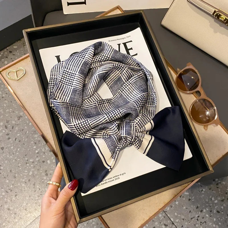 Foulard Soie Long Étroit Femme Cravate | MDN Store