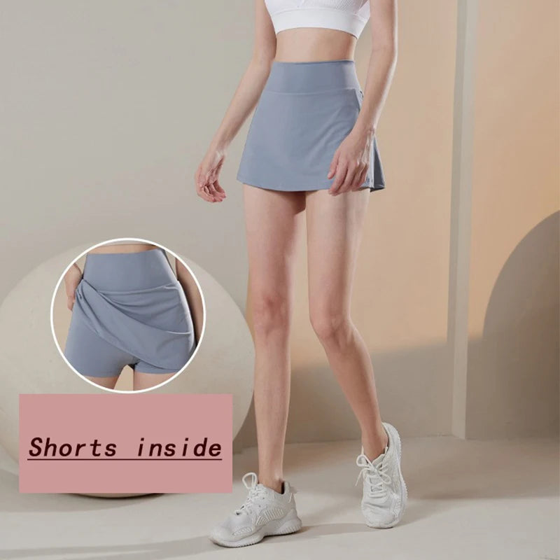 Jupe Short Sport Femme Taille Haute Séchage Rapide Tennis | MDN Store