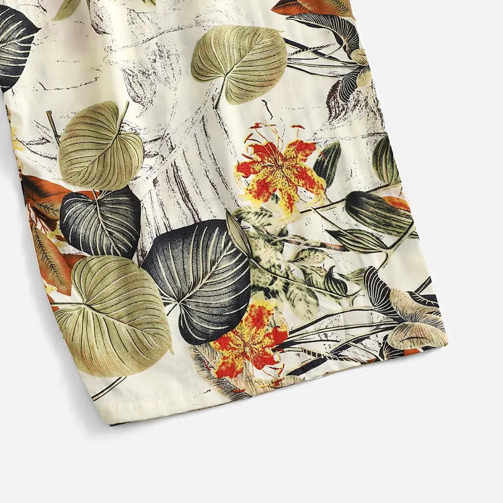 Pantalon Femme Décontracté Ample Jambe Grande Plage Ete Taille | MDN Store