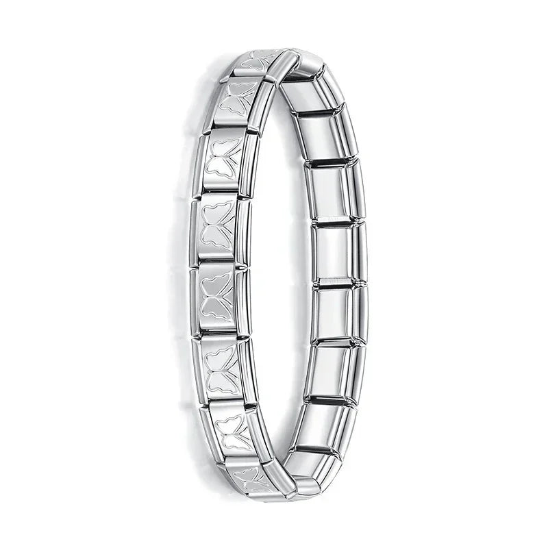Bracelet Femme Elastique Charme Acier Inoxydable 9mm | MDN Store