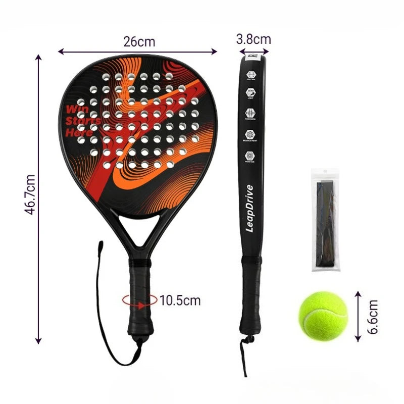 raquette-de-padel-en-fibre-de-carbone-noyau-en-mou - MDN Store 25