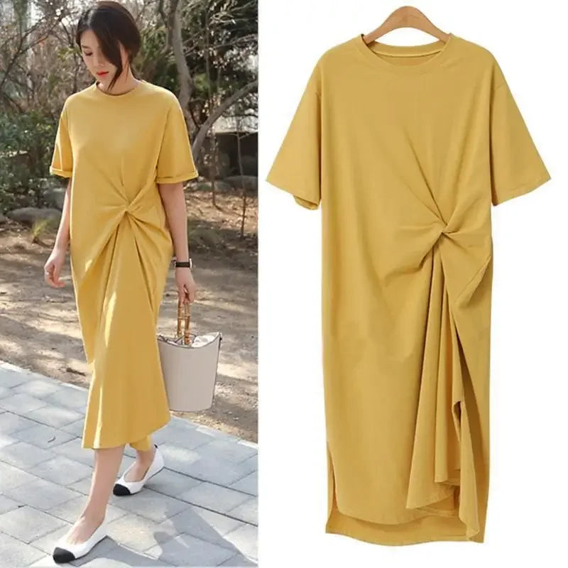 Robe T-Chemise Longue Ample Grande Taille Décontracté | MDN Store