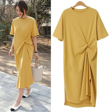 Robe T-Chemise Longue Ample Grande Taille Décontracté | MDN Store