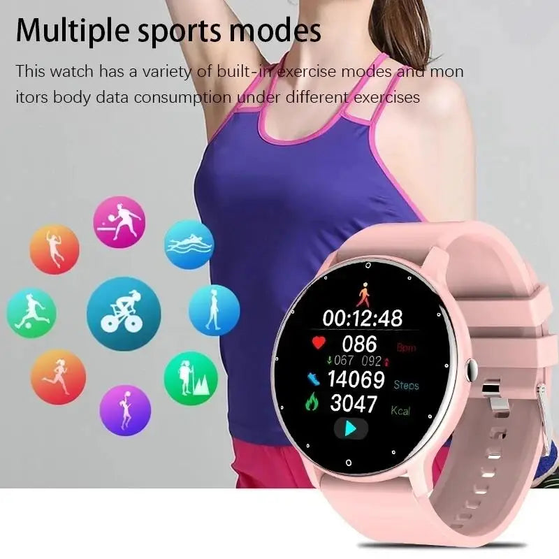 Montre Connectée Femme Homme LIGE Étanche - Bracelet Sport Météo Android iOS | MDN