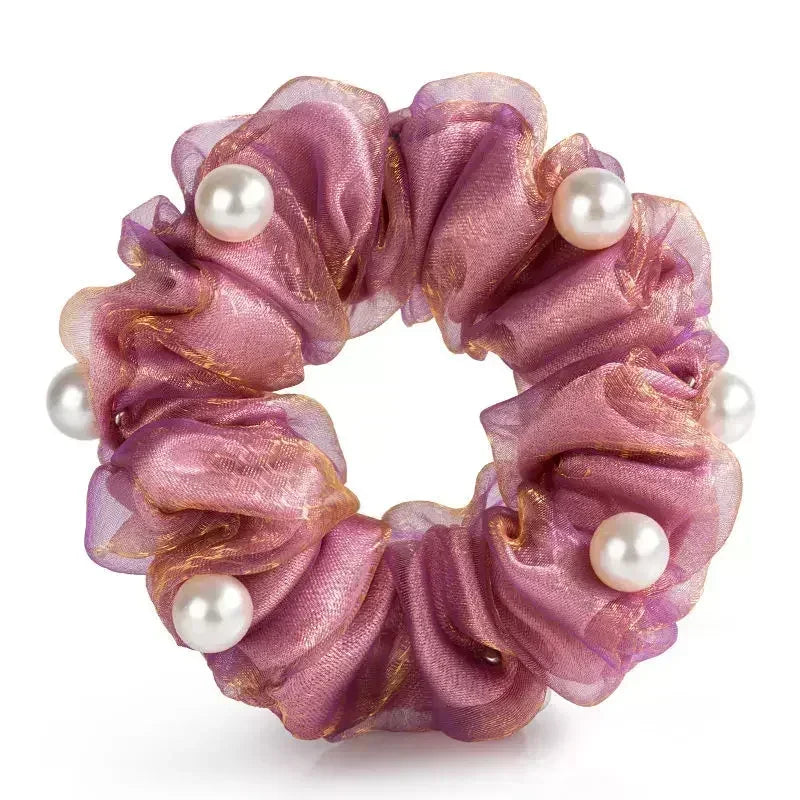 Chouchou Dentelle Nœud Fantaisie - Élastique Cheveux Femme Fille Haute... | MDN Store