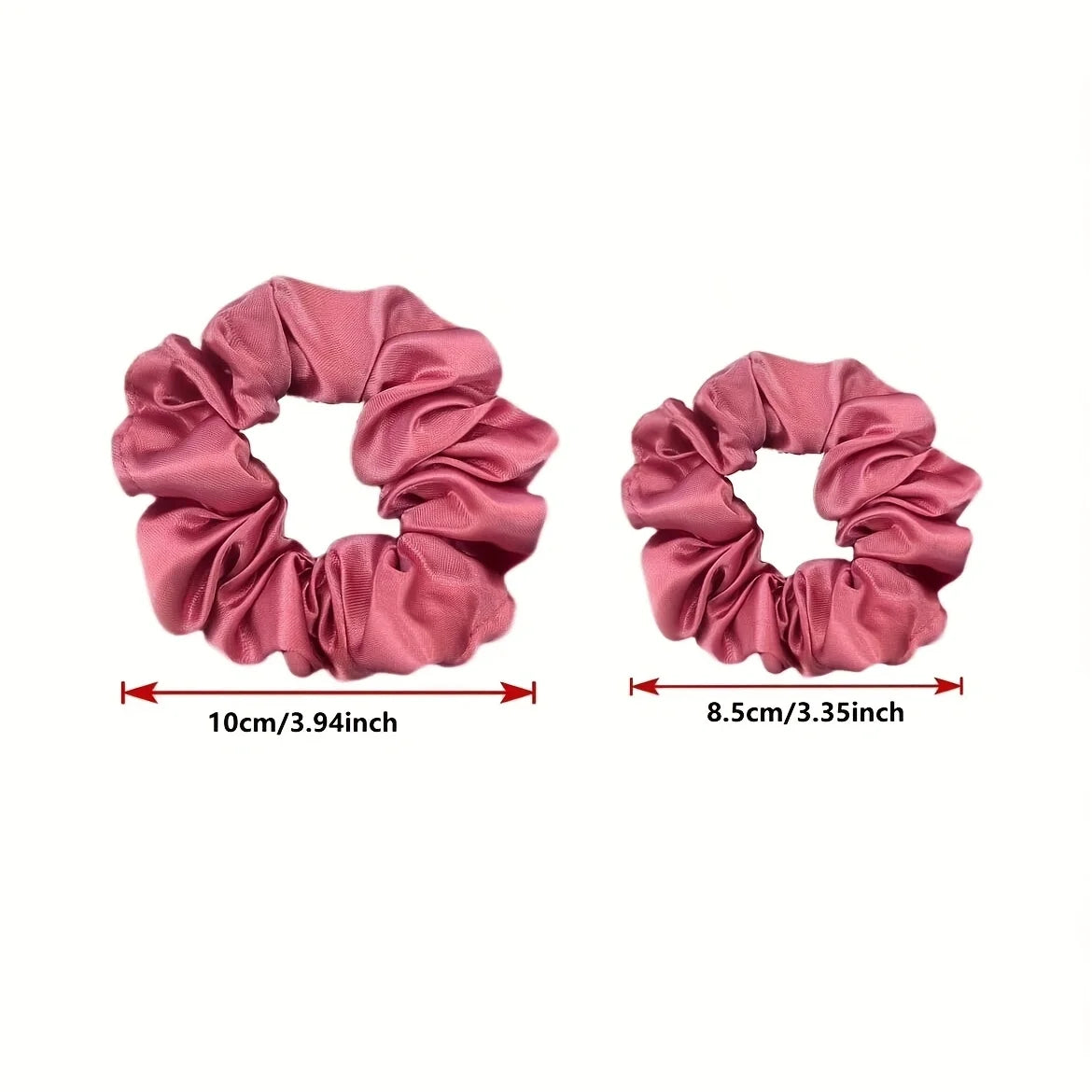 Lot de 16 Chouchous Satin Élastiques Couleurs Aléatoires pour Femme | MDN Store