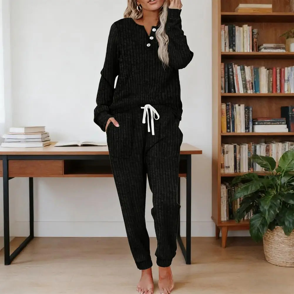 Ensemble Pyjama Femme Côtelé Confort | MDN Store
