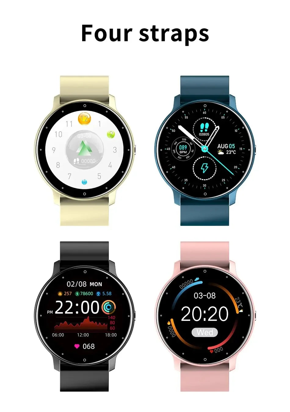 Montre Connectée Sport 1.28" IP67 Fitness Tracker | MDN Store