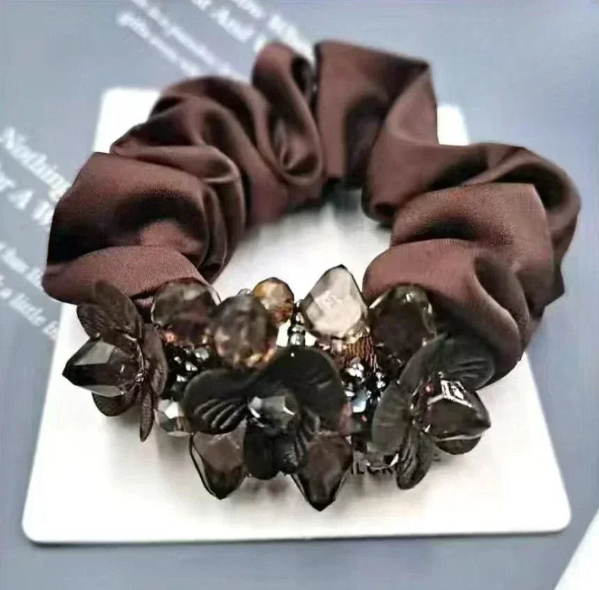 Chouchou Dentelle Nœud Fantaisie - Élastique Cheveux Femme Fille Haute... | MDN Store