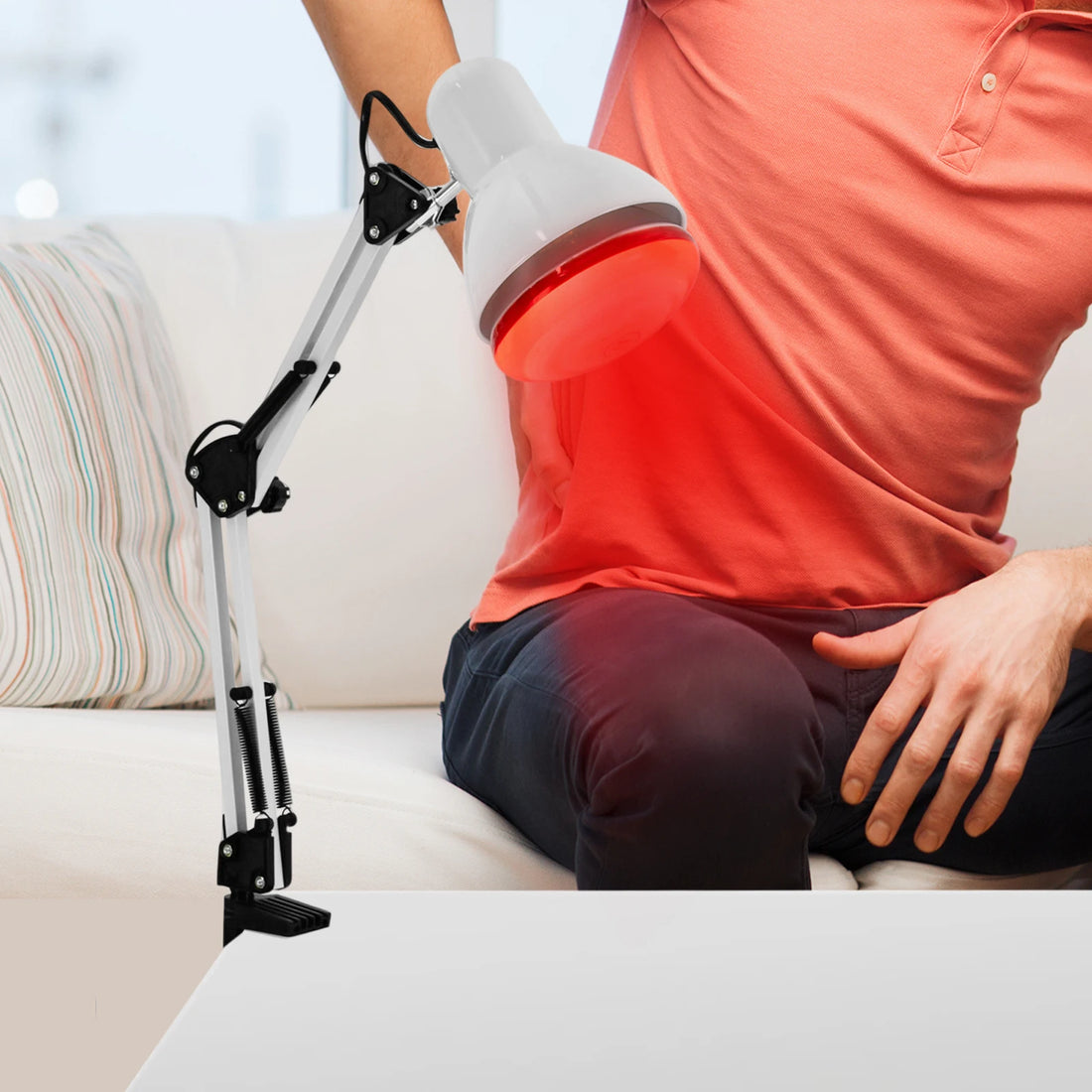 Lampe Infrarouge 150W Thérapeutique Pivotante Soulagement Douleurs | MDN Store
