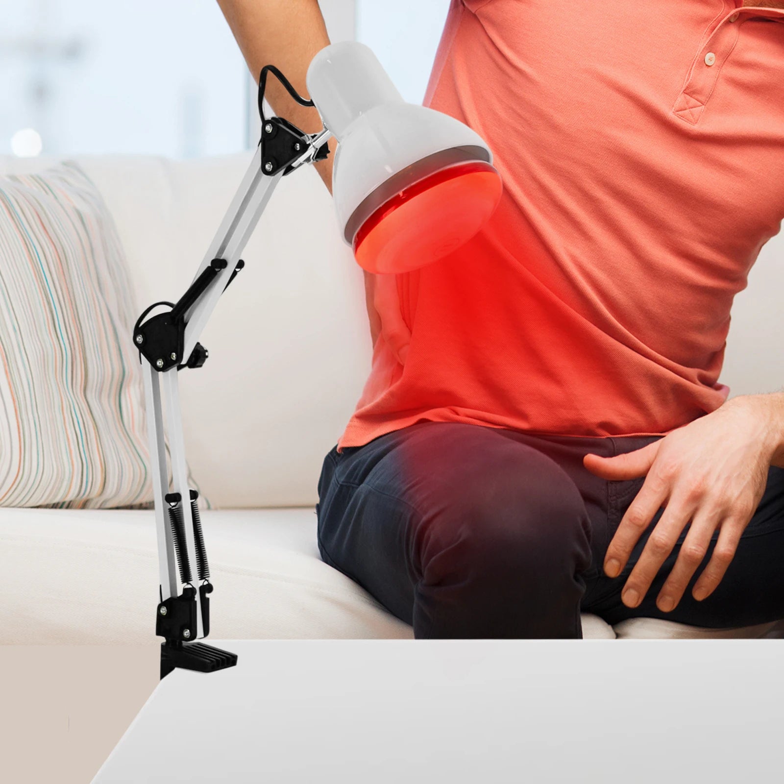 Lampe Infrarouge 150W Thérapeutique Pivotante Soulagement Douleurs | MDN Store