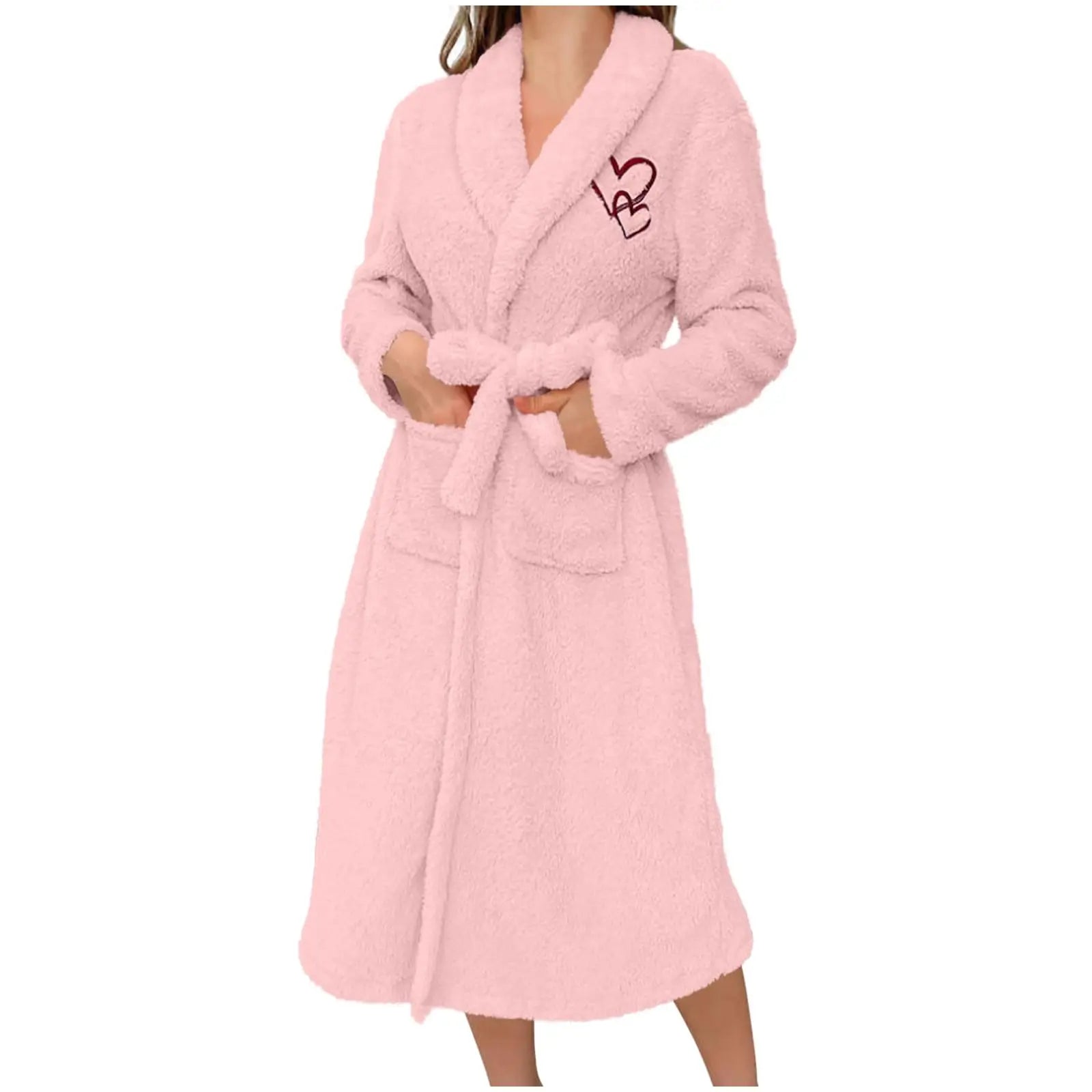 Peignoir Peluche Manches Longues Hiver | MDN Store
