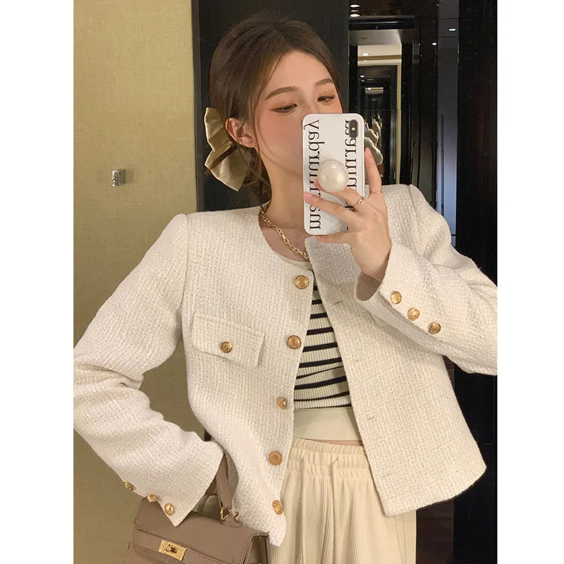 Veste Tweed Courte Élégante | MDN Store