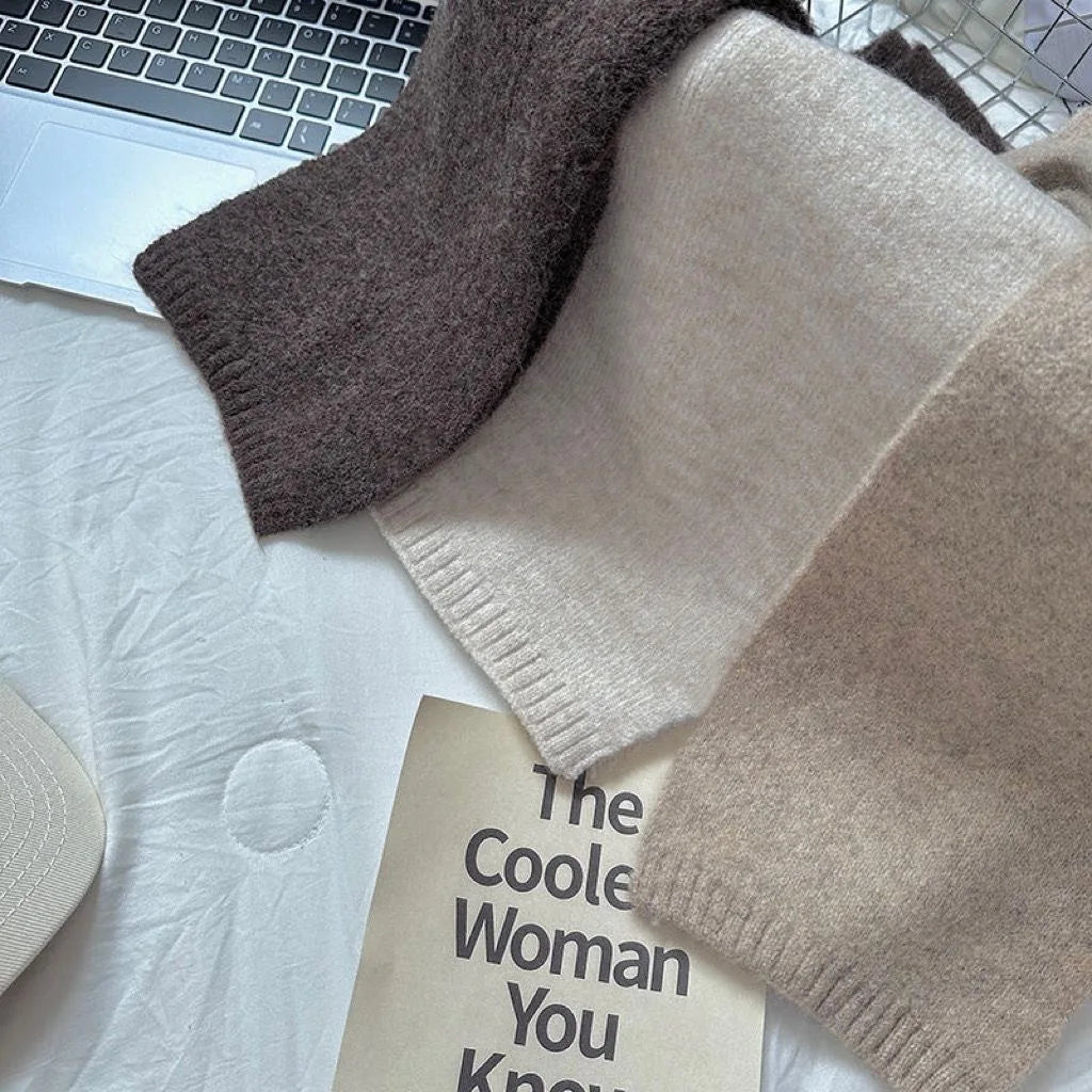 Écharpe femme unie en mélange de coton | MDN Store 25