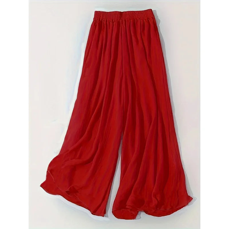 pantalon-a-jambes-larges-en-mousseline-fine-pour-f - MDN Store 25