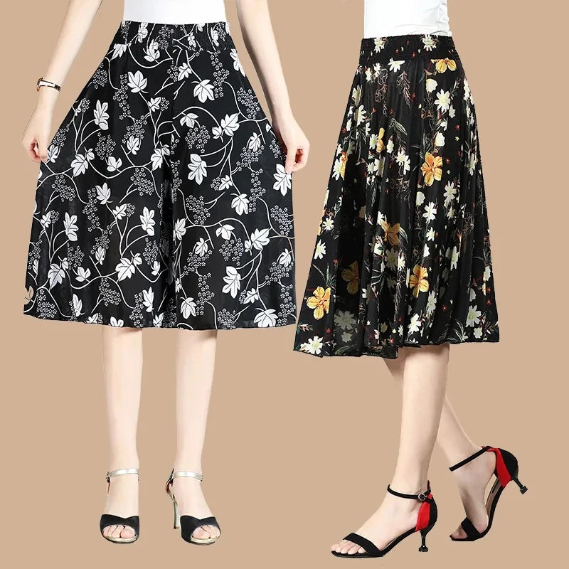 Jupe-Culotte Imprimé Floral Grande Femme | MDN Store