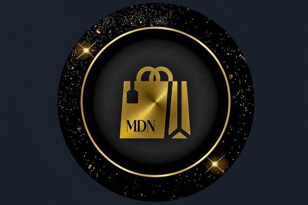Logo MDN fond bleu marine